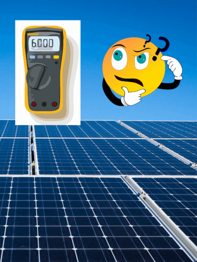 How To Test A Solar Panel Output